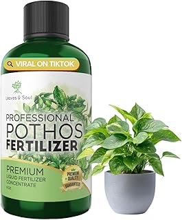 Professional Liquid Pothos Plant Fertilizer | 3-1-2 Concentrate for Epipremnums and Houseplants | Multi-Purpose Blend & Gardening Supplies | 8 oz Bottle