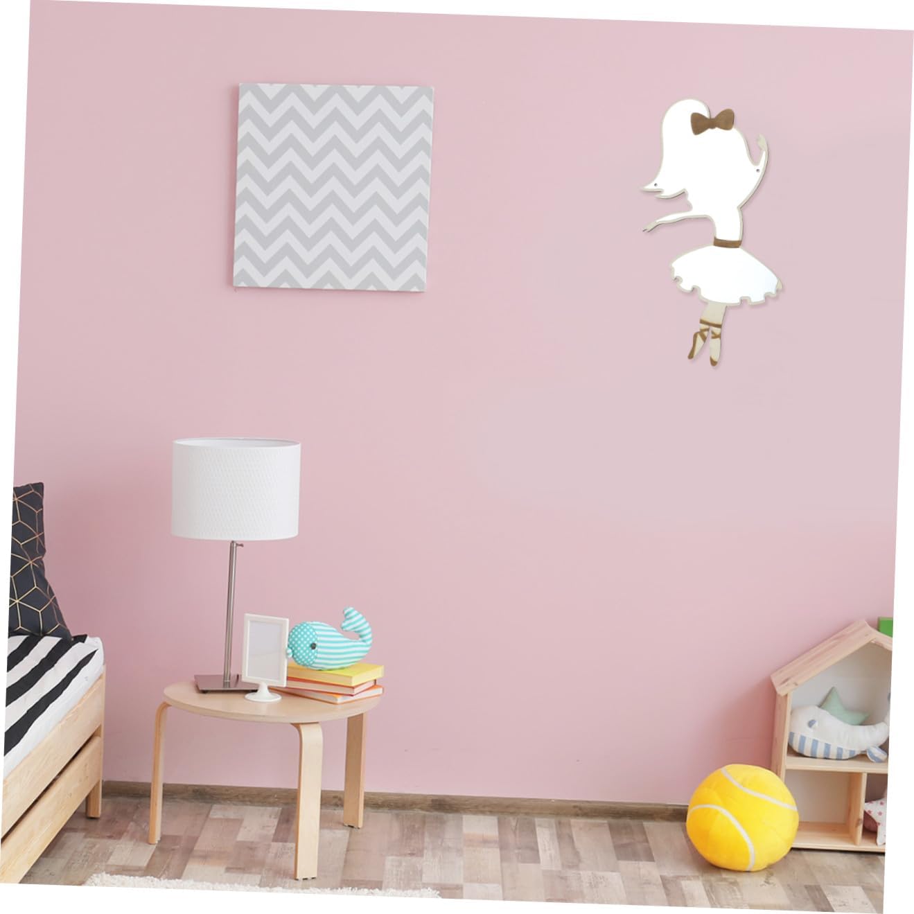Rabbit Acrylic Mirror Wall Decor for Kids Room and Nursery