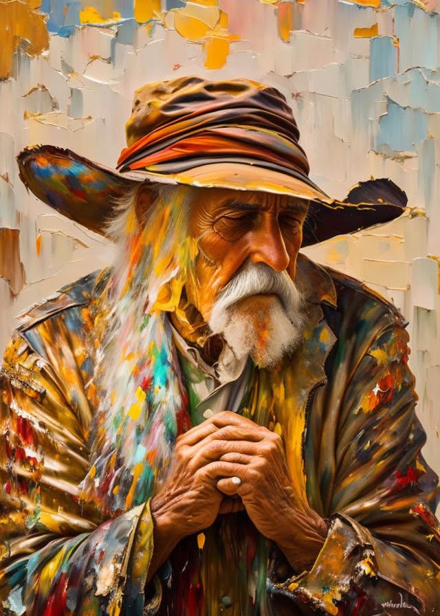 Poster Man Who Feels Lonely toile SERENDIPITP expression de la solitude humaine