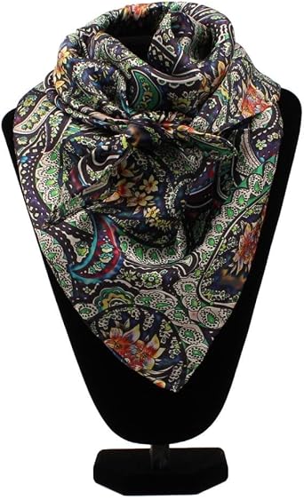 M&F Western Wild Rags Silk Large Patterned Scarf Bandana