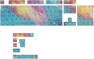119 個交換用キーキャップ OEM 高さ設計メカニカルキーボード用の複数のテーマプレミアム PC キーキャップセットクリエイティブゲーミングキーキャップ