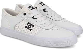 DC Shoes Men's Teknic Skate Shoes - Suede/Leather Upper, Cushioned Impact-ALG Footbed, Rubber Sole for Grip