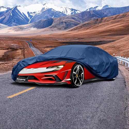 Image of Kaugung Heavy Duty Car Cover Custom Fit Ferrari SF90 (2019-2025),Waterproof All Weather Resistant Outdoor Sun Rain Dust Snow Protection with Anti-Theft Lock.(USA Warehouse,Within 3-7 Days)
