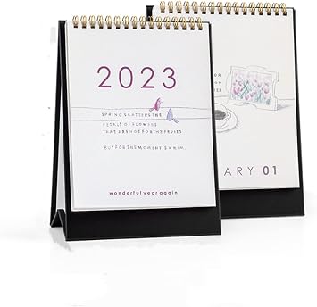 Small Desk Calendar 2022-2023 Mini Monthly Desktop Calendar from September 2022 to December 2023 Standing Desk Calendar Stand Up Calendar