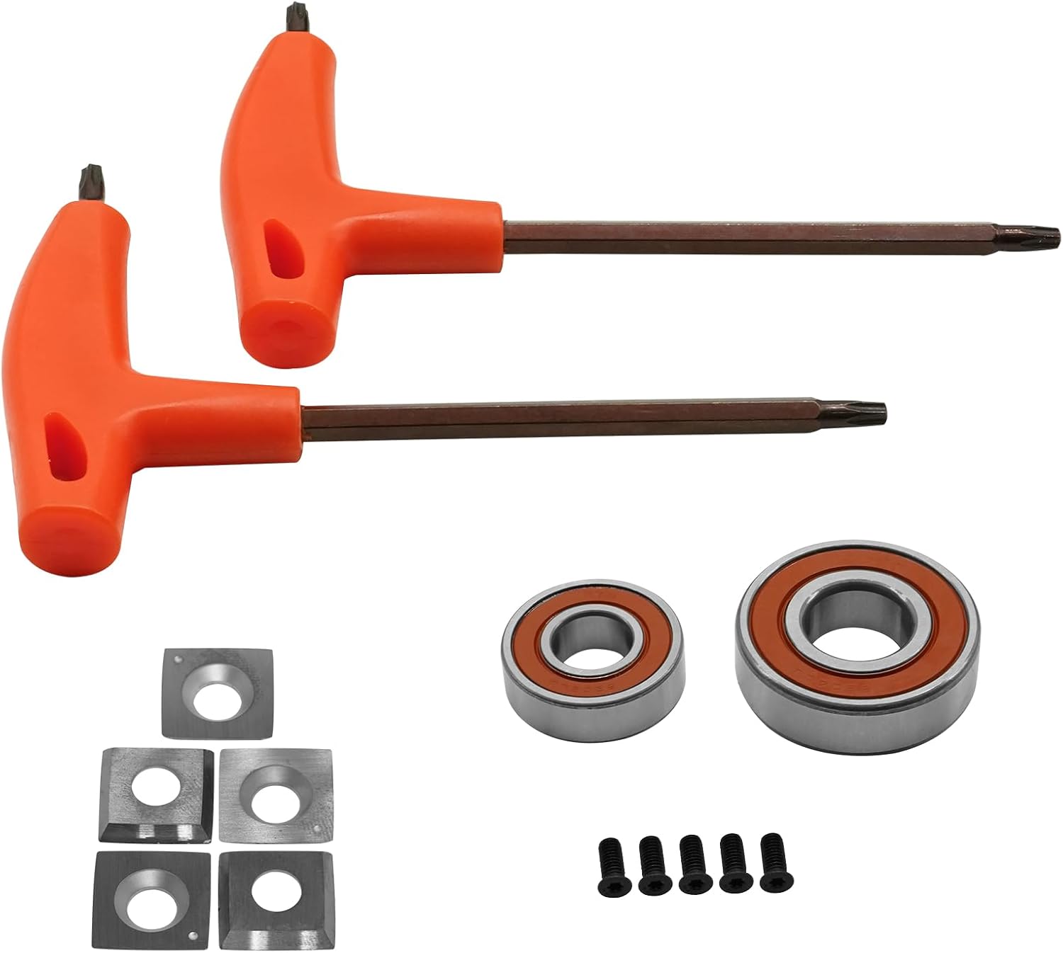 Shelix Helical Sprial Cutter Head Cutterhead for DeWalt 735 DW735 DW735X Thickness Planer, 13 Inch Helical Planer Cutterhead for DeWalt DW735 with 4 Rows 56 Carbide Inserts