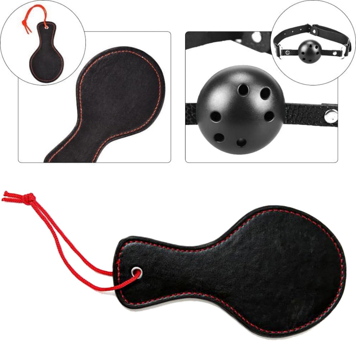 Conjunto Cómodo de Fitness para Dormitorio de Nylon 12 Piezas - Incluye Fusta de Entrenamiento y Pulsera de Nylon - D2