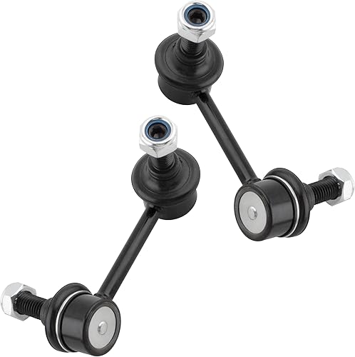 Miniatura 3 de Juego de 4 eslabones de barra estabilizadora delantera y trasera, compatible con Chevrolet Trailblazer 2002-2003 para GMC Envoy para Isuzu Ascender