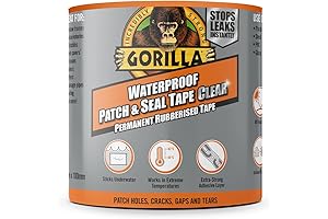 Gorilla Waterproof Patch & Seal Tape: Make Instant Tough Repairs Anywhere