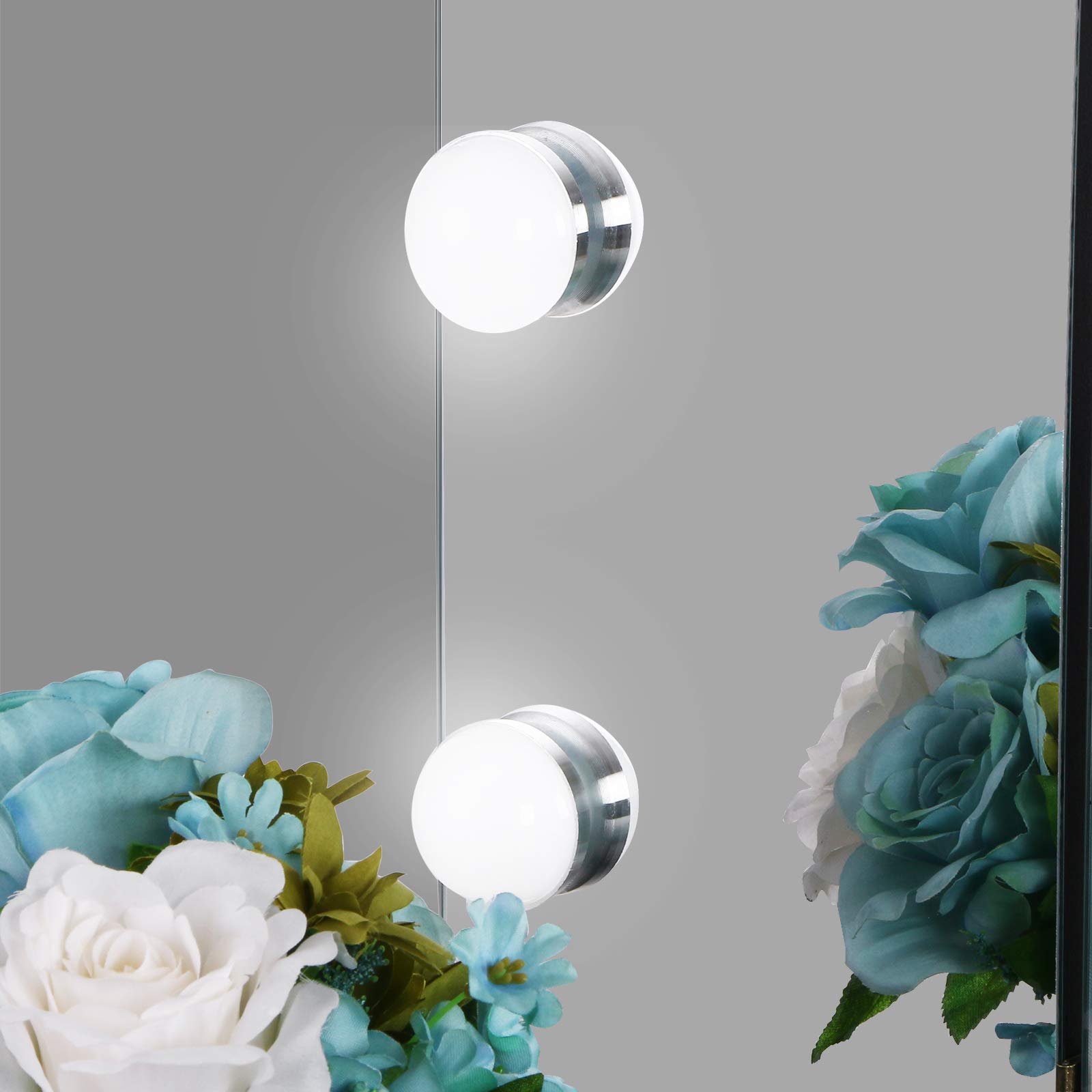 Buy BEWISHOME Vanity Set with Lighted Mirror, Makeup Vanity with Tri