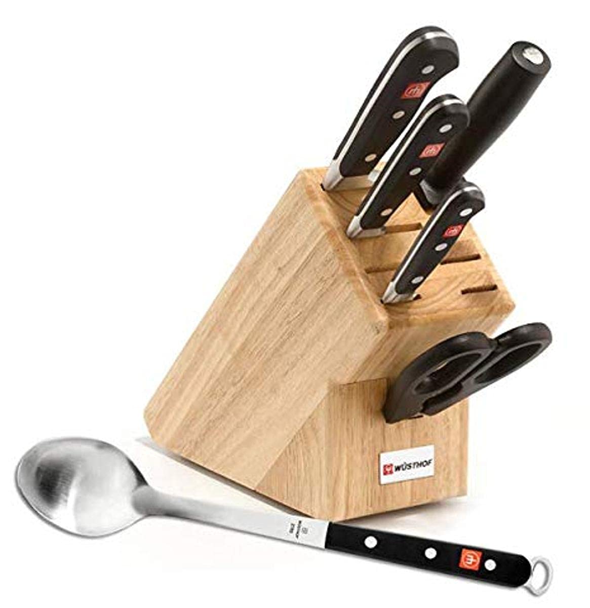 Wusthof Classic - Set di 6 blocchi, colore: Nero