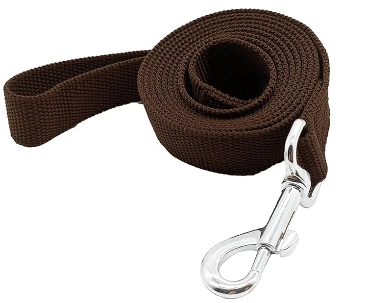 Guia para Cães em Nylon TAIDA, Marrom, 1,83 m x 1,59 cm (6 ft)