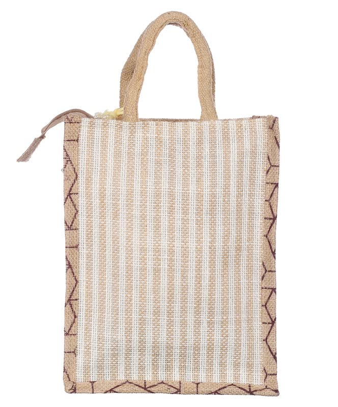 SAINIK'S ACCESS TO QUALITY Jute Bags/Tiffin Jute bag/Jute bags/Go Green Jute bags Pack of 3