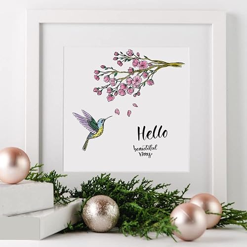 Miniatura 5 de Sellos transparentes de fondo de flores, sellos de silicona transparente de goma transparente con palabras de sentimiento para hacer tarjetas, álbum