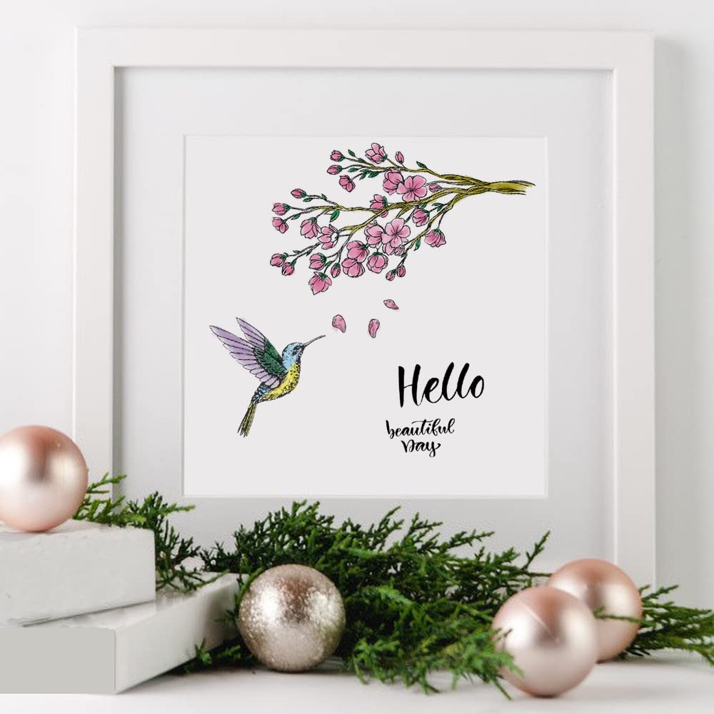 CHGCRAFT Hummingbird Clear Silicone Stamps - 4.3x6.3 Inch Set For Scrapbooking & Card Making - View #8