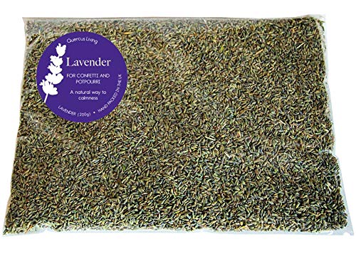 Quercus Living Lavender Dried English Buds (200G) For Sachets, Potpourri, Crafts, And Wedding Confetti.