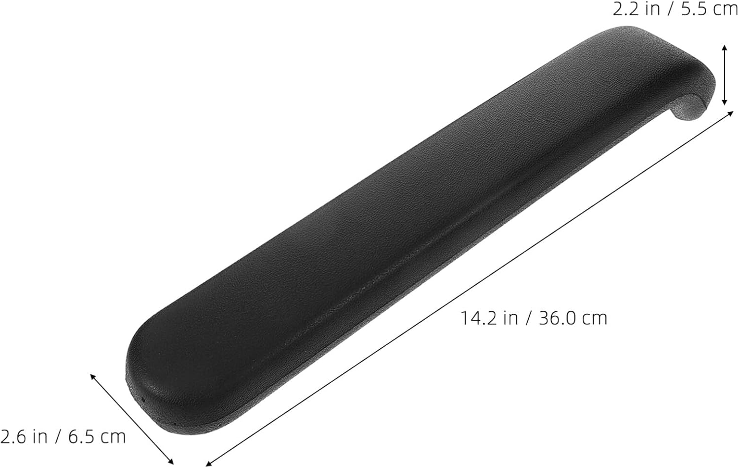 Pu Plastic Handrail Replacement for Office Chair Armrest Covers 14.17 Inch Universal Fit for Computer Business and Meeting Chairs Office Furniture Accessories
