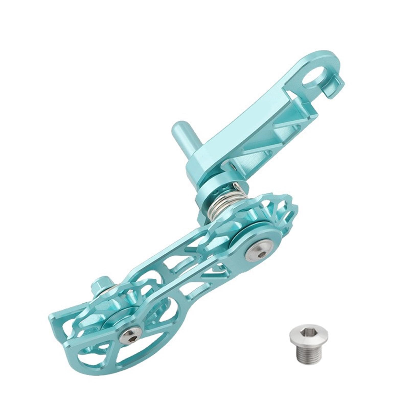 HUANGTNG Single Speed Mountain Bike Chain Tensioner 11T Guide Roller Cycling Double Spring Chain Guide Bike Protectors Easy to Us