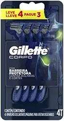 GILLETTE APARELHO DEPILAR CORPO 4UN