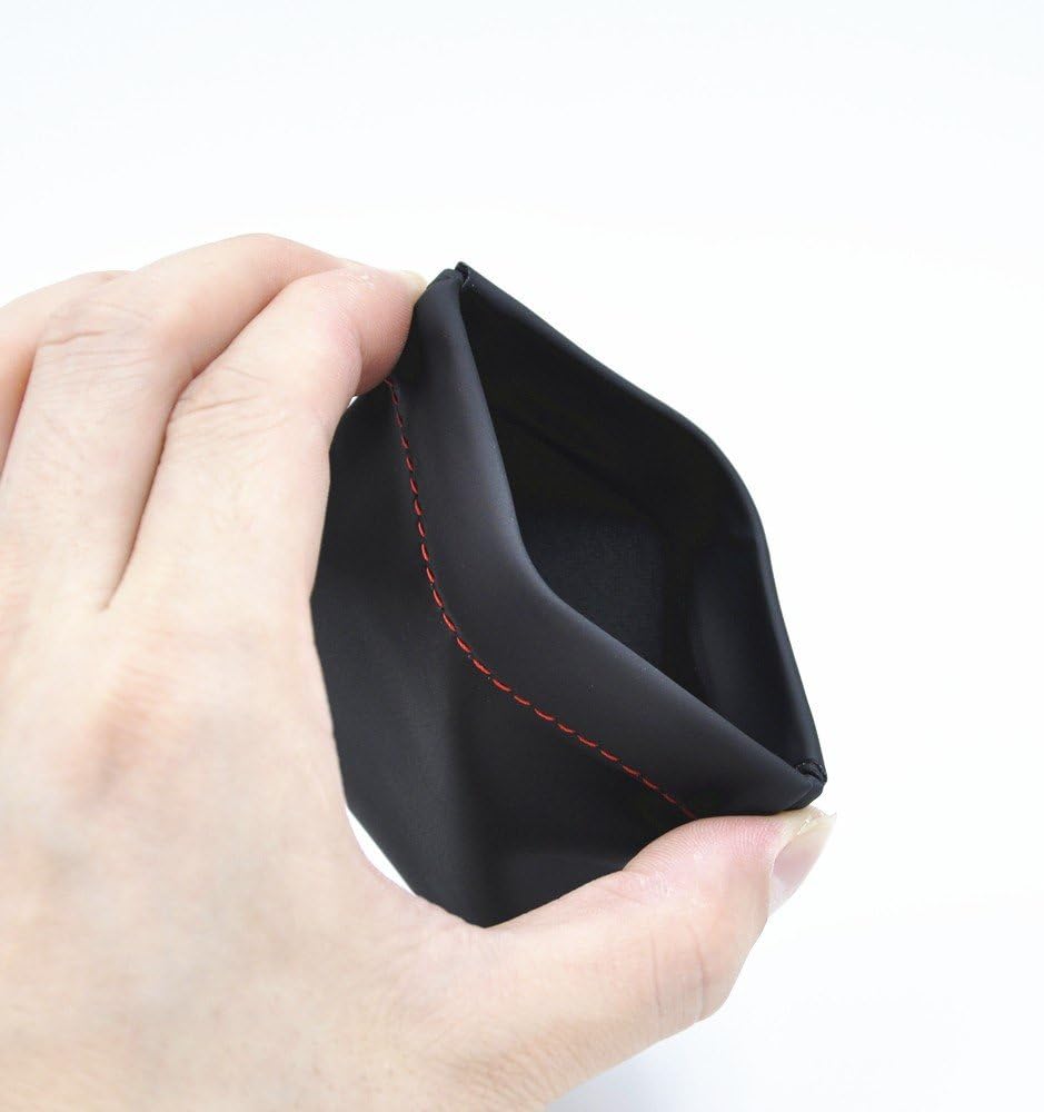 LC Retail Protective Travel Pouch for Earphone Airpod Bluetooth Hands-Free Pendrive Data Cable Made of PU Leather