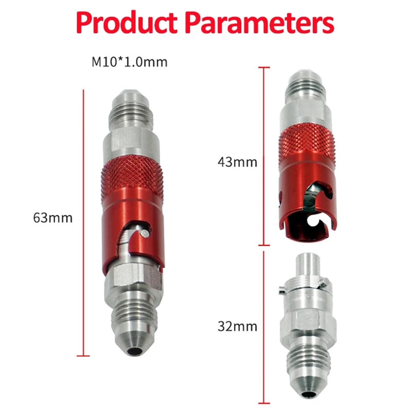 Linki napędowe do motocykli Przewód hamulcowy do motocykla AN3 ze stopu aluminium w oplocie, pasujący quadów, rowerów Pit Dirt Street Racing