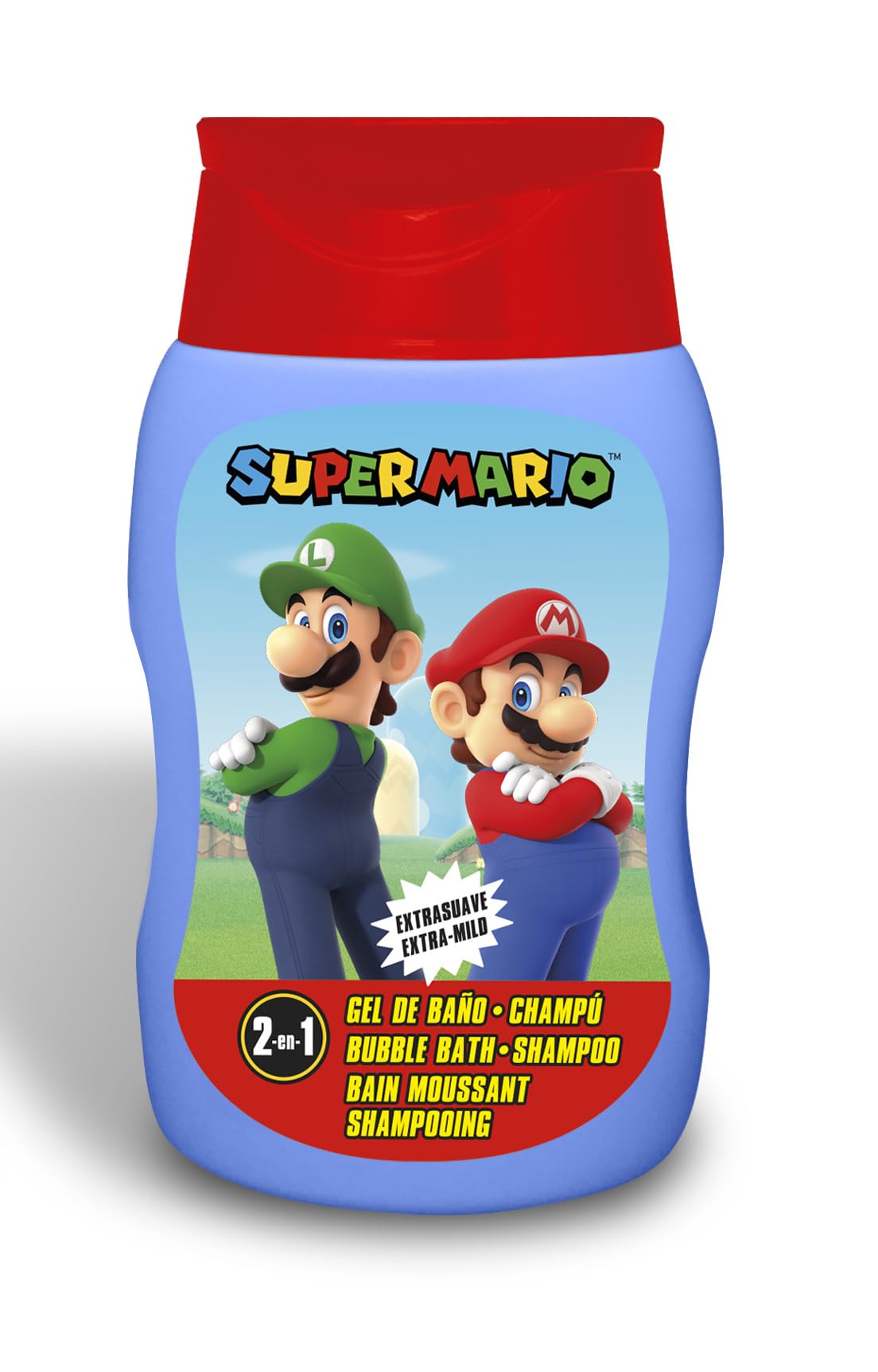 Super Mario Bolsa Neceser Gel de Baño-Champu 200 ml Body Fresh 90 ml