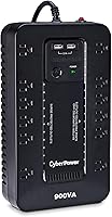 CyberPower ST900U 900VA/500W Standby UPS: 12 Outlets, 2 USB Ports, Battery Backup & Surge Protection, Compact Black