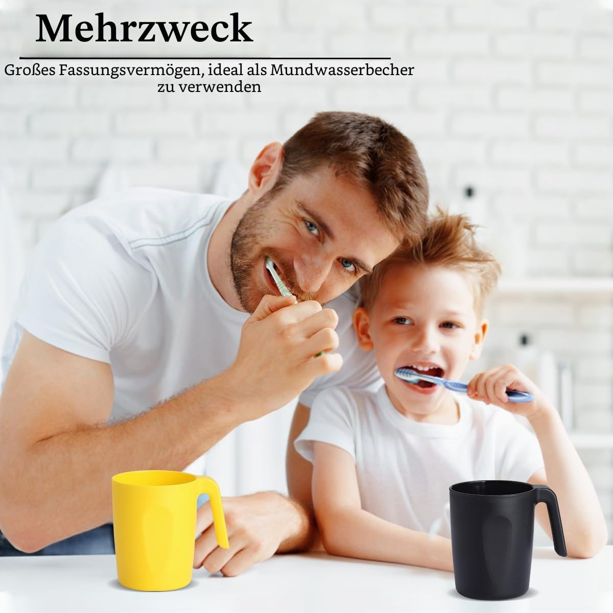 Kyraton Kunststoffbecher Set 12 teilig, unzerbrechliche und wiederverwendbare leichte Reisekaffeetassen, Espressotassen, leicht zu tragen und zu reinigen, mikrowellengeeignet, spülmaschinenfest