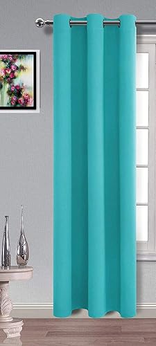 Miniatura 2 de MDS - Paneles de cortinas opacas para ventana, armarios de puertas de dormitorio, ojales sólidos en la parte superior, con aislamiento térmico, para