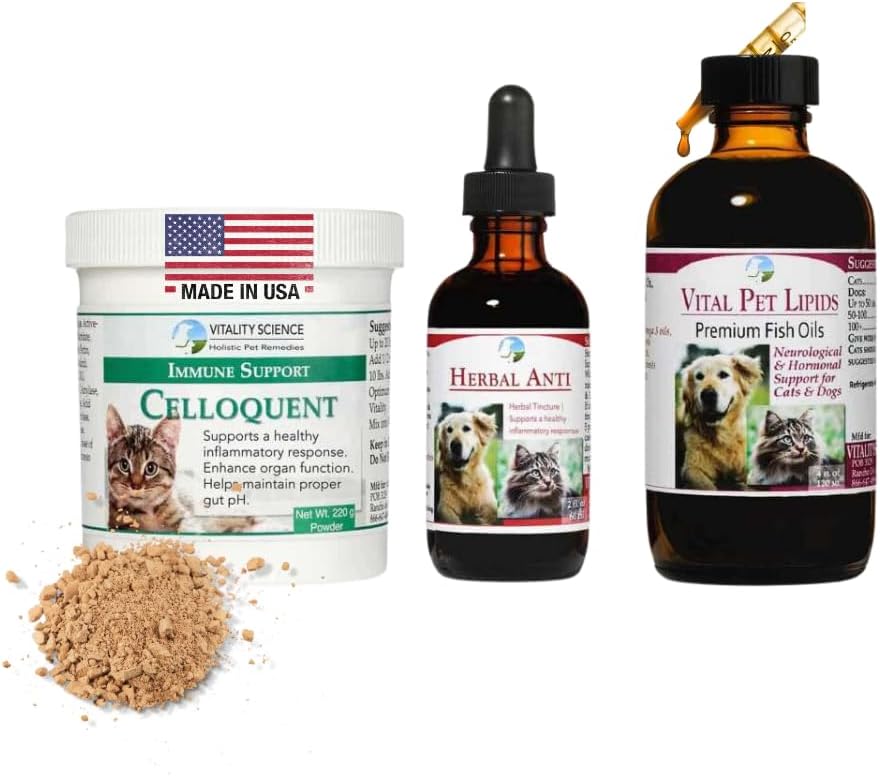 Advanced Immune Restoration Supplements for Cats | Intense Regeneration Protocol | Helps with Pain Relief (Medium)