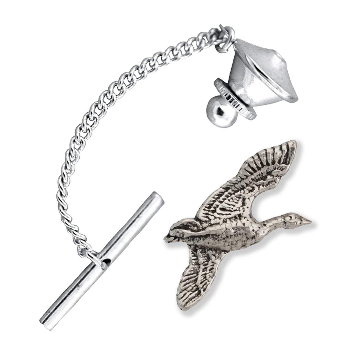 creative pewter designs Canada Goose Honker Bird Pewter Tie Tack, Tie Pin, Jewelry, B001TT-picture-10