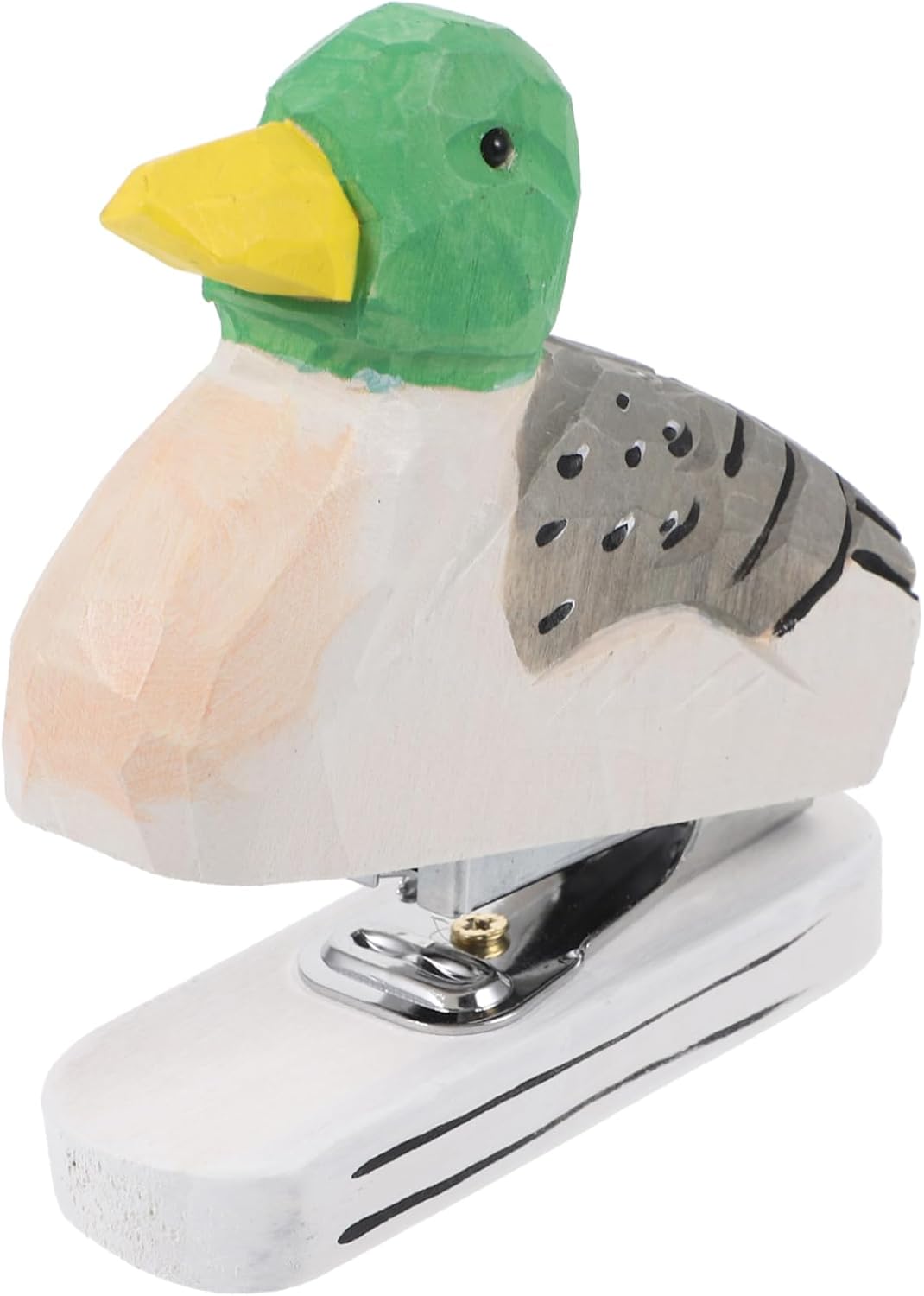 MAGICLULU Duck Stapler Mini Desktop Animal Stapler Creative Office Paper Fastener Cute Reusable for Home and School Desk Accessories
