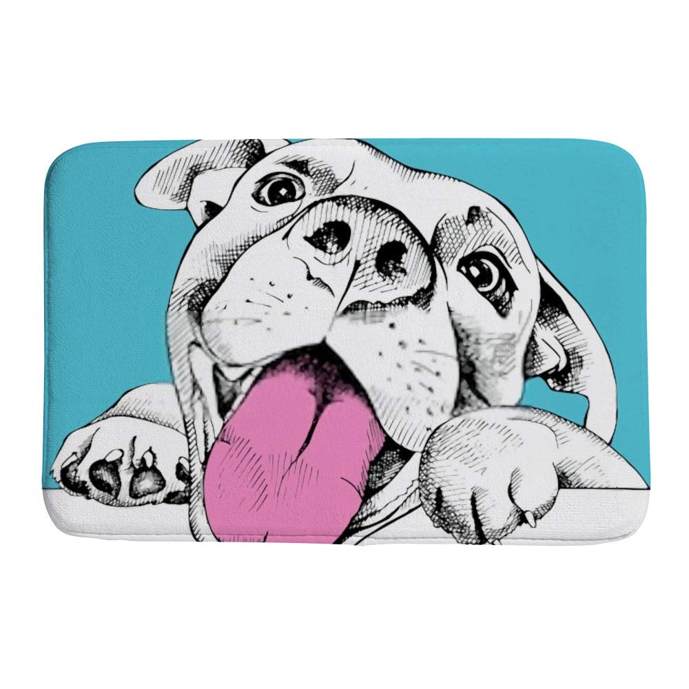 Tapis de bain portrait de chien CHEHONG pour une ambiance chaleureuse et réconfortante