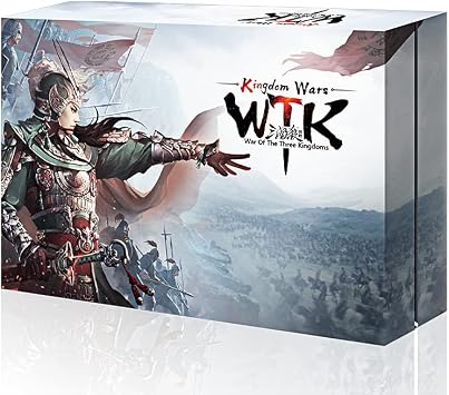 WTK Kingdoms Wars - لعبة لوحة بطاقات الحرب الإستراتيجية التاريخية Sanguosha Guozhan، التوسع للاعبين الذين تتراوح أعمارهم بين 2-10 سنوات والذين تزيد أعمارهم عن 14 عامًا، والوقت من 20 إلى 40 دقيقة
