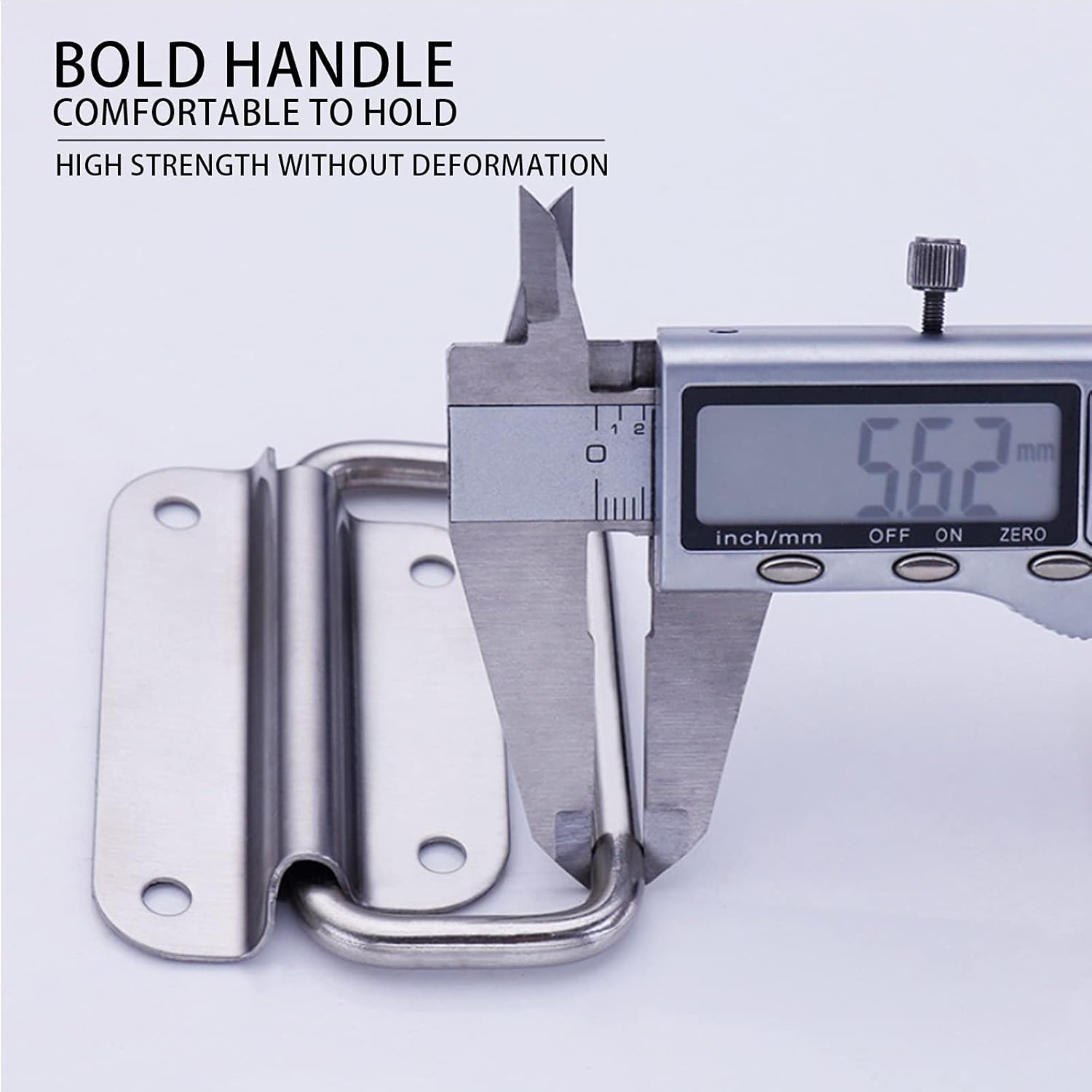 Folding Handle,4 Pieces Stainless Steel Folding Handl,Pull Sturdy Chest