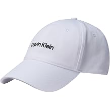 Calvin Klein Titlecase Embroidery Cap Erkek  apka, Bright White/Black, Os