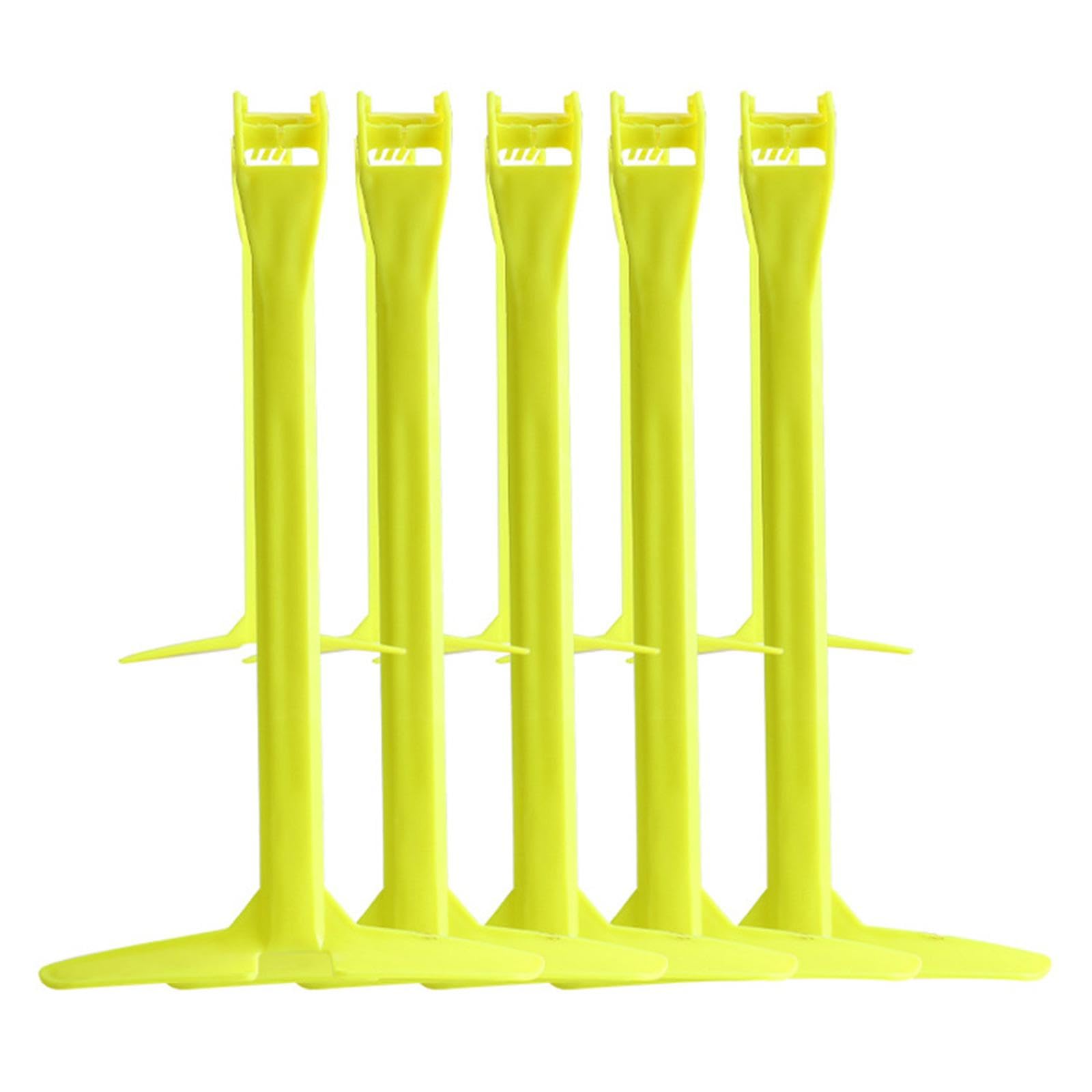 5 Piezas de Ajustables para Entrenamiento Resistencia Velocidad PVC Plegables Equipo Portátil para Fútbol Niños Adultos Entrenamiento