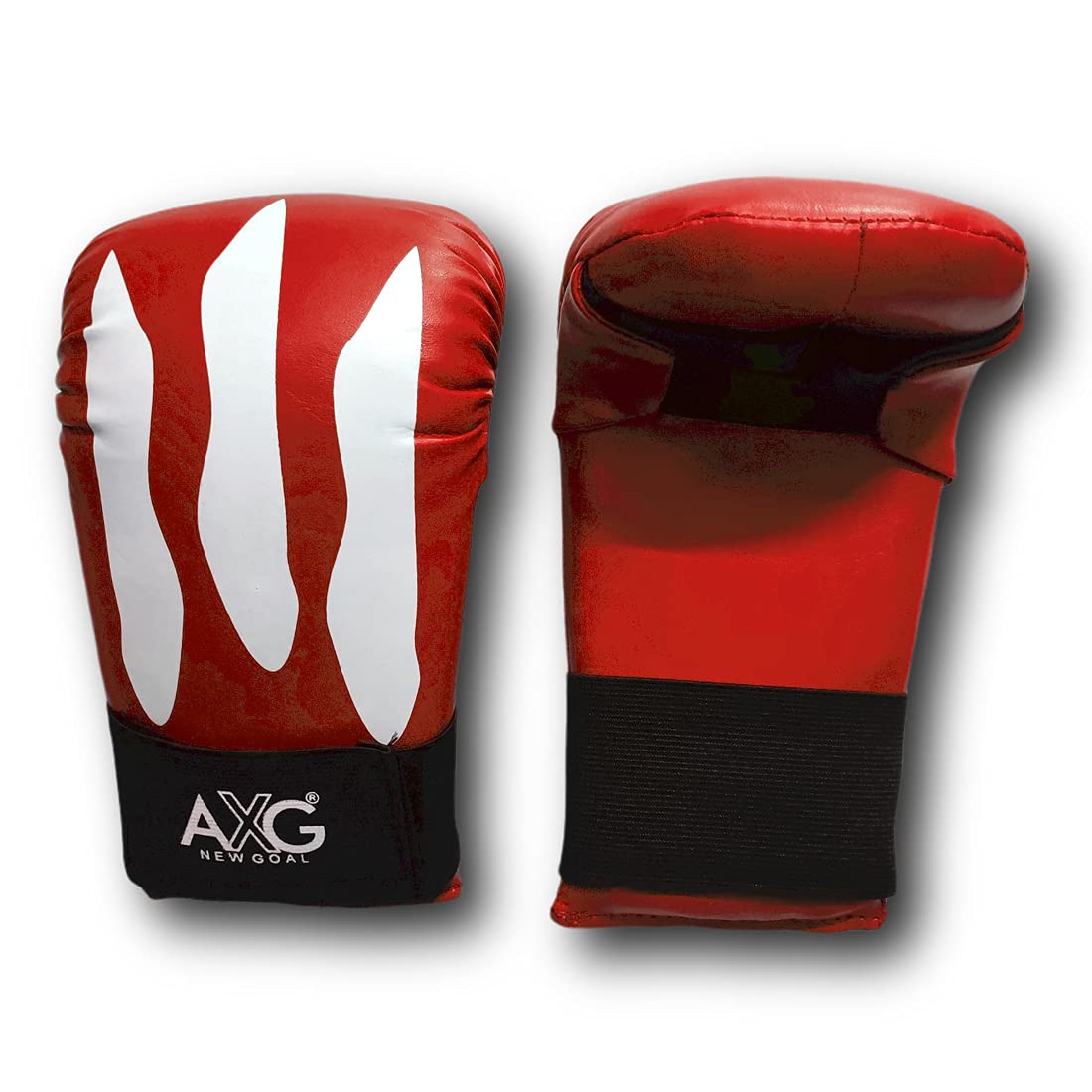 AXG New Goal Taekwondo Equipment Kit (Focus Pad with Gloves Finger Out) for MMA Kick Boxing and Other Martial Arts (Small) Age Upto 8yrs 1