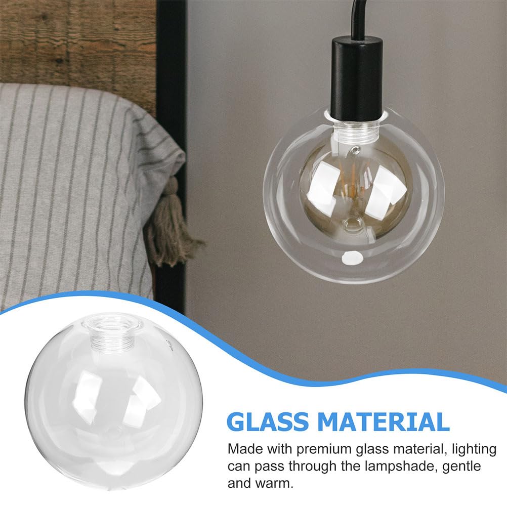 FOMIYES Paralume In Vetro Trasparente 4.72 Pollici Per Lampada G9 Globe Coperchio Lampada Da Soffitto Semplice Da Installare Decorazione Interna Casa
