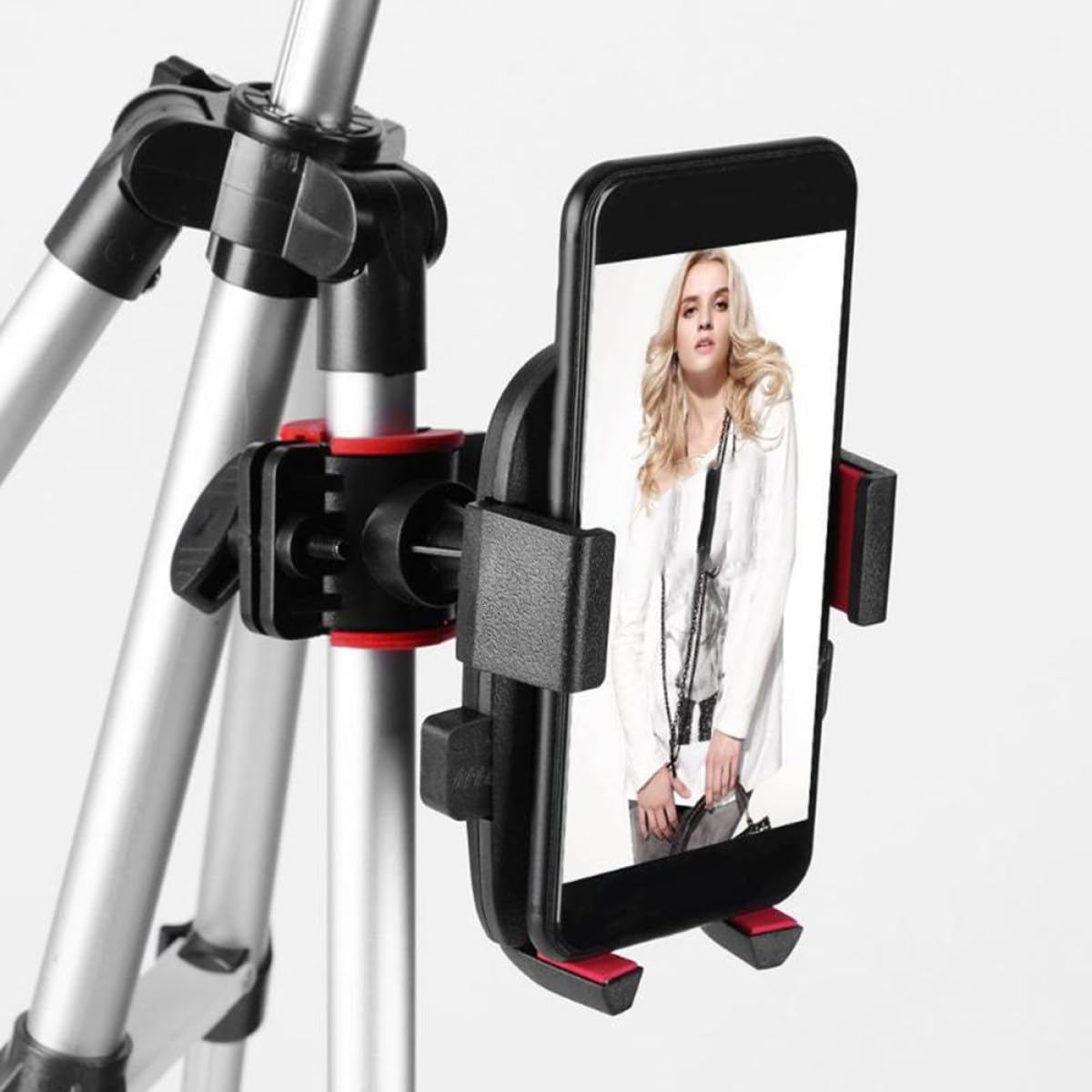 VALICLUD Ringlicht Mit Stativ Für Handy Led Selfie Licht Dimmbare Kameraleuchte Aluminiumlegierung Verstellbarer Halter Für Videoaufnahmen Und Make-up