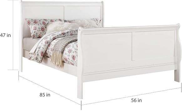 ACME Furniture Louis Philippe III Eastern King Bed, White