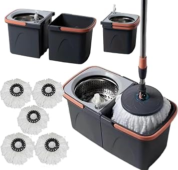 MOP AND BUCKET SPLIT BUCKET SPIN MOP