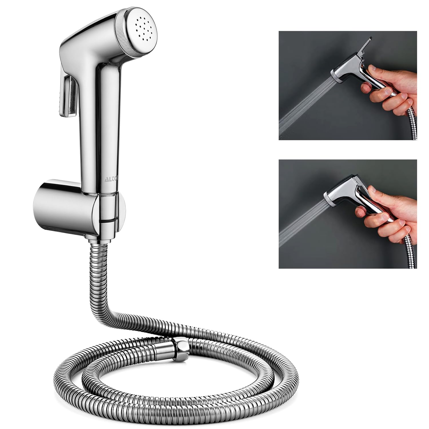 ALTON SHR20120 ABS Health Faucet with 1.25 Meter Hose Pipe and Wall Hook, Chrome Finish (B081V7P9SJ) Amazon Price History, Amazon Price Tracker