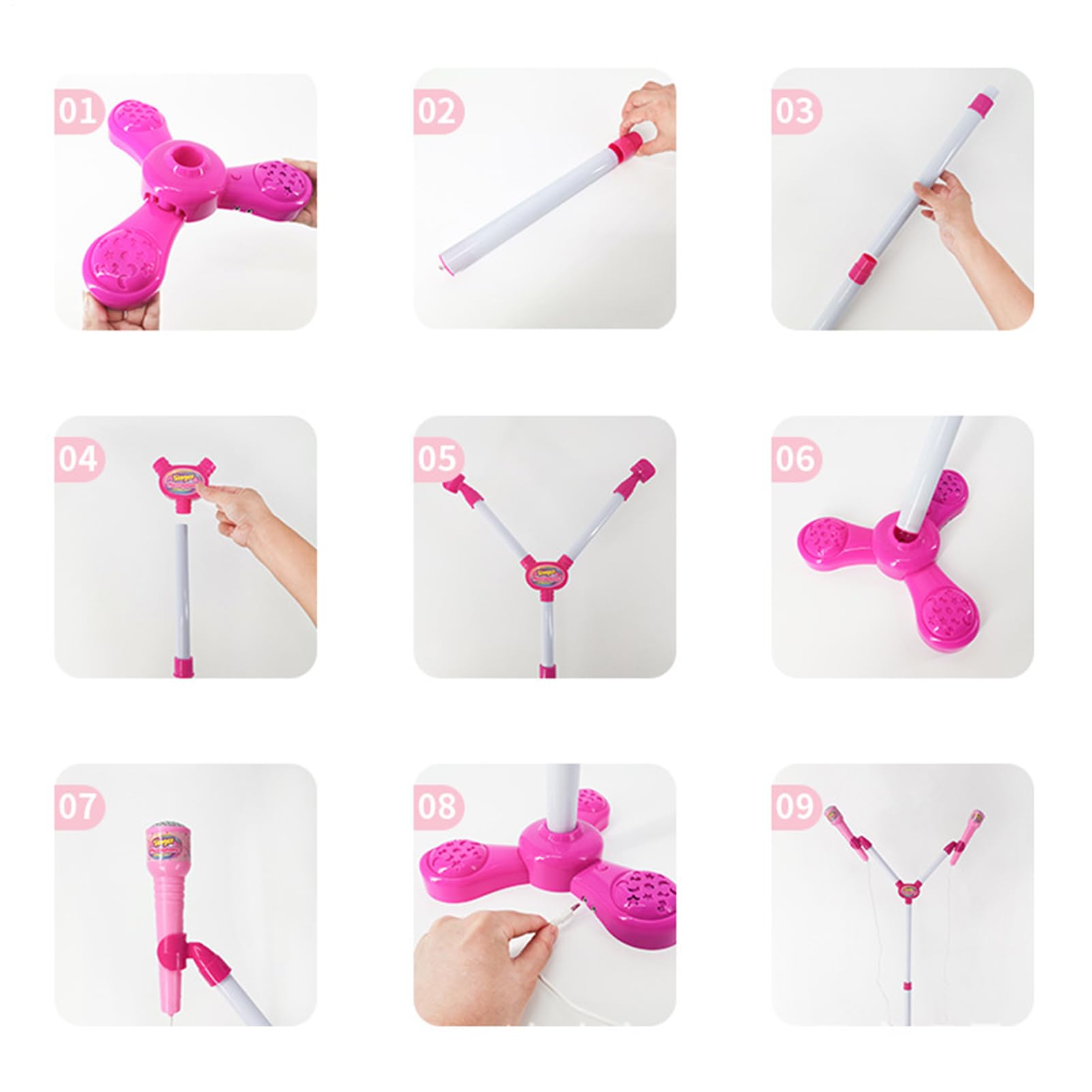 Meilleures ventes Microphone jouet personnalisé pour enfants Microphone musical