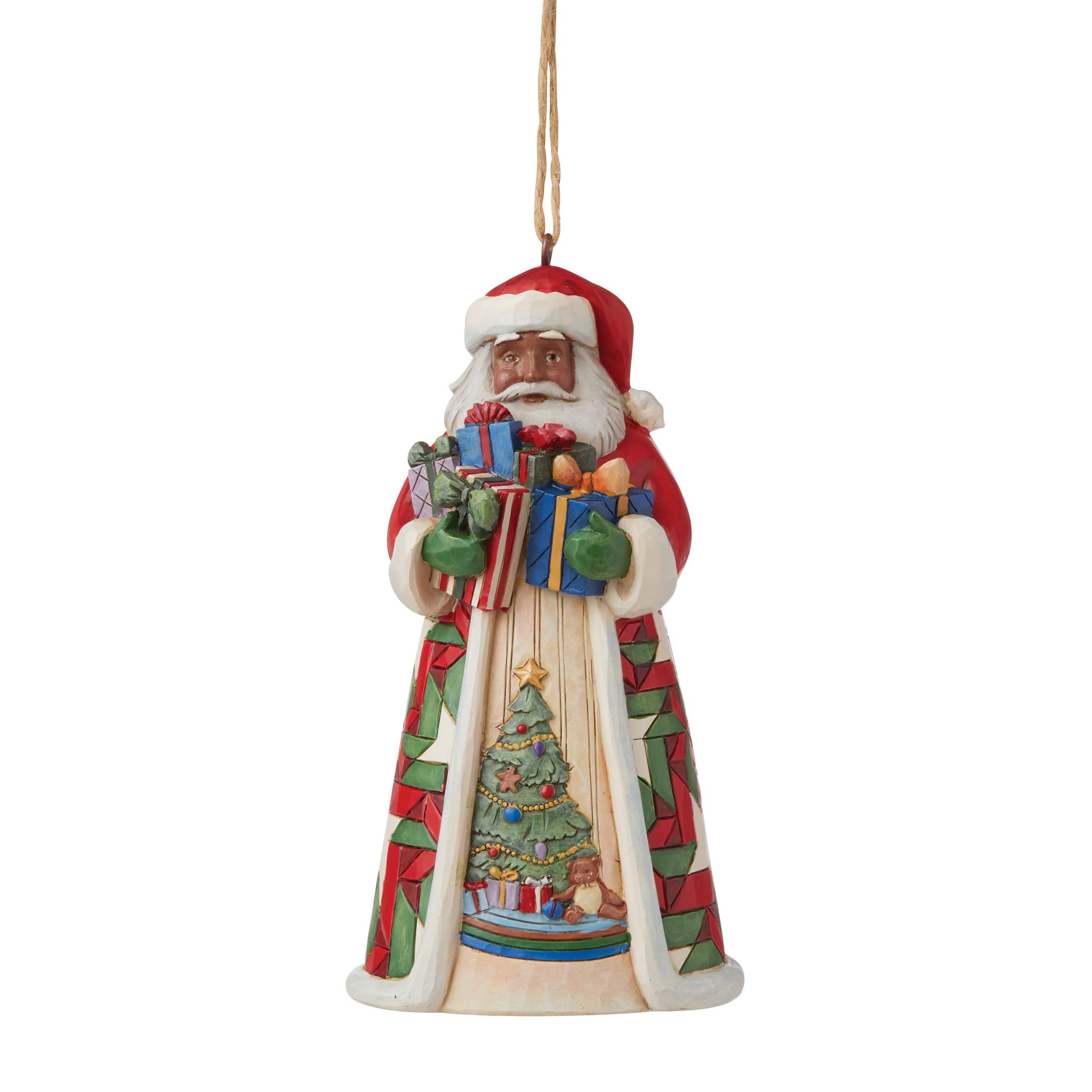 Décoration à suspendre Père Noël Jim Shore pour collectionneur et cadeau de Noël