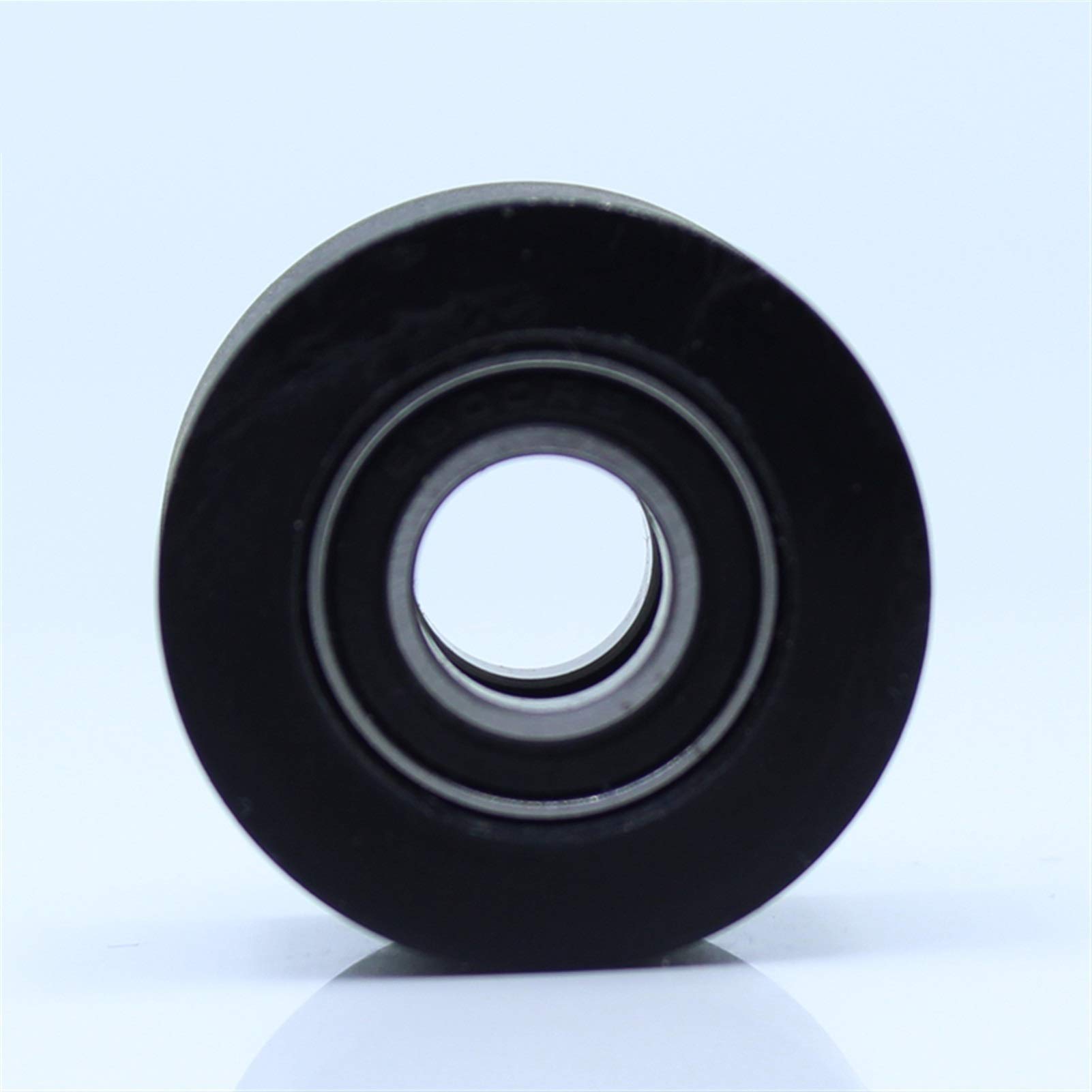 Productos de transmisión potencia, rodamiento PU 6800, eje 10 x 30 20 mm, rodillo polea con dos rodamientos, poliuretano bajo ruido for máquinas expendedoras, bolas(10Pcs)
