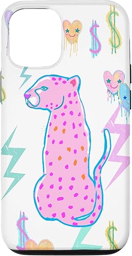 Vista 67 de iPhone 11 Pro Max Preppy Art Cheetah, Pink Cheetah, Preppy Art - Funda estética