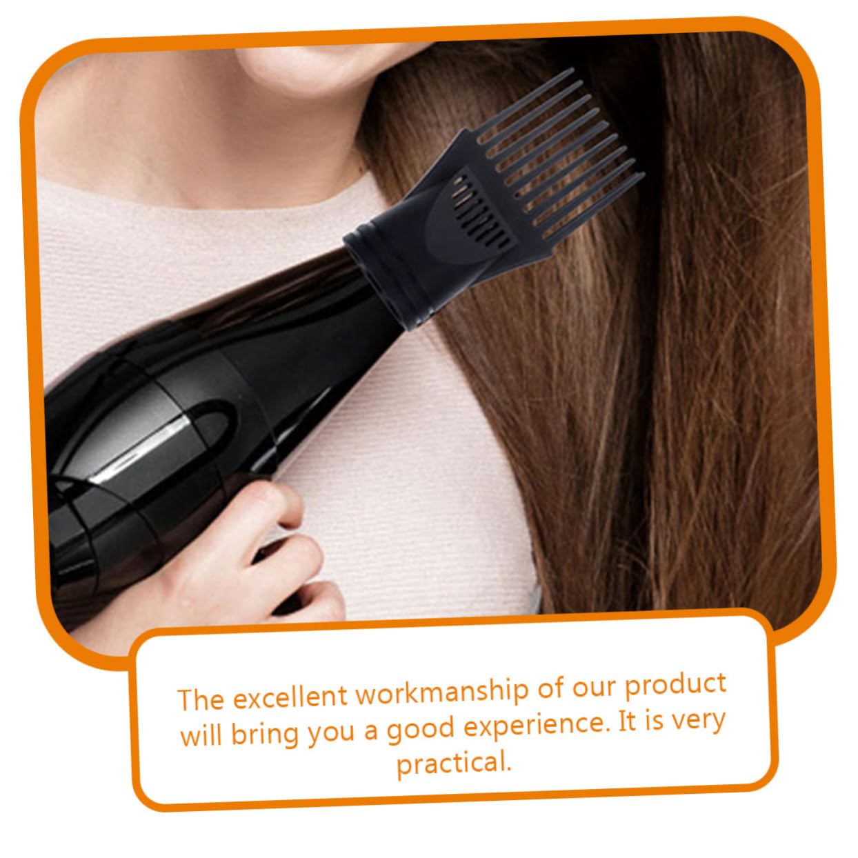 5Pcs Hair Dryer Comb Nozzle Attachments Hair Dryer Accessories Styling Tool for Frizz Reduction and Shine Enhancement Practical Salon Hairdressing
