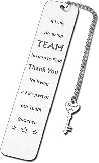 Team Gifts for Employee Anniversary Appreciation Gifts Bookmark Thank You Gift Bosses Day Gift for Men Women The Office Gift for Coworkers Boss Lady Leader Teachers Nurse Group Work Gifts Farewell