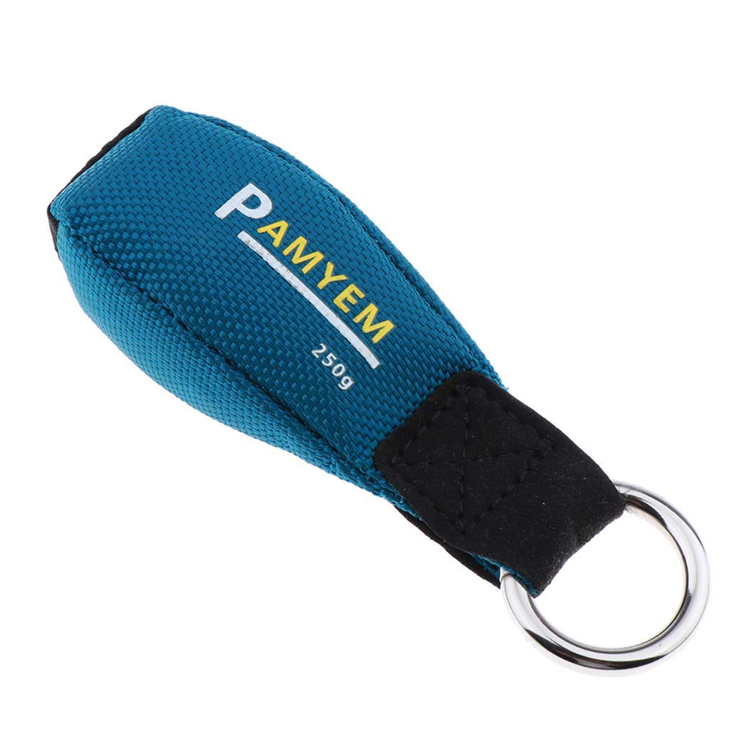 Inzopo Throw Weight, 250g/8.8Oz Throw Weight Storage Bag for Arborist, Tree Surgery, Roofing, Rigging, Outdoor Sports Equipment Dark Blue