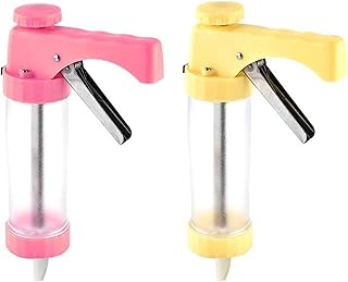 Cookies Kit de pistolet de moulage Cookie Maker Maker Extruder Pump Appuyez sur Biscui (Black)